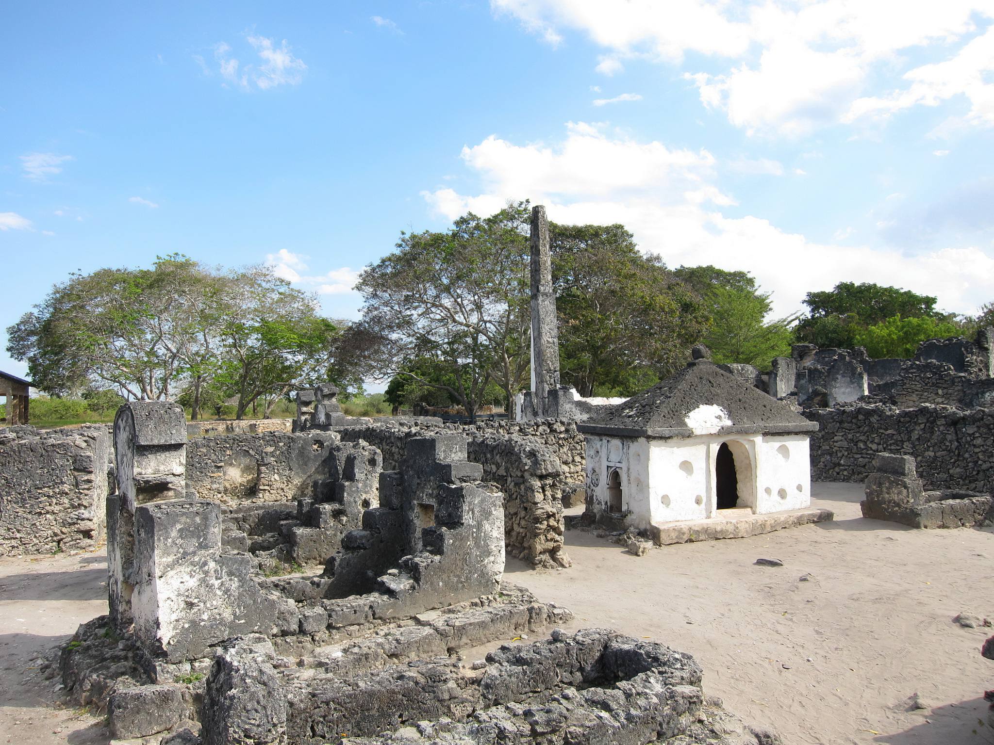 Historical landmarks ruins
